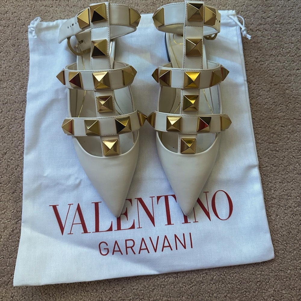 Valentino Garavani Rockstud Mule Flats